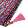 Hmong Pink Pattern 3 Clutch Bag