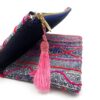 Hmong Pink Pattern 3 Clutch Bag