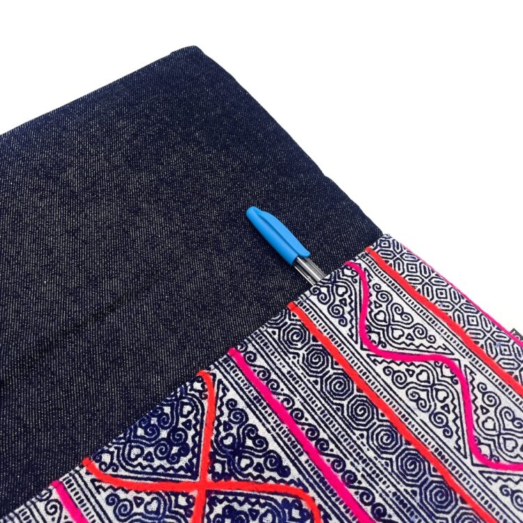 Hmong Pink Pattern 3 Clutch Bag