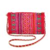 Sacoche Shoulder Bag Hmong Red Hearts With Rose