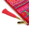 Sacoche Shoulder Bag Hmong Red Hearts With Rose