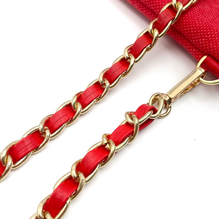 Sacoche Chain Shoulder Bag Hmong Red Sun Shine