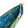 Kimono Sacoche Chain Shoulder Bag Blue Twin Bird