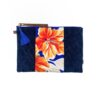 13″ Laptop Sleeve Kimono Blue Habicus Flower