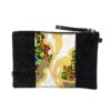 13″ Laptop Sleeve Kimono Black Golden Twine