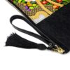 13″ Laptop Sleeve Kimono Black Golden Twine