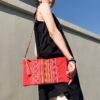 Sacoche Chain Shoulder Bag Hmong Red Sun Shine