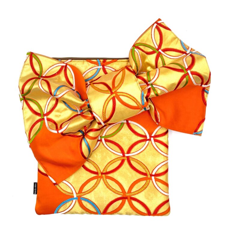 Kimono Ribbon Clutch Bag Ribbon Pattern