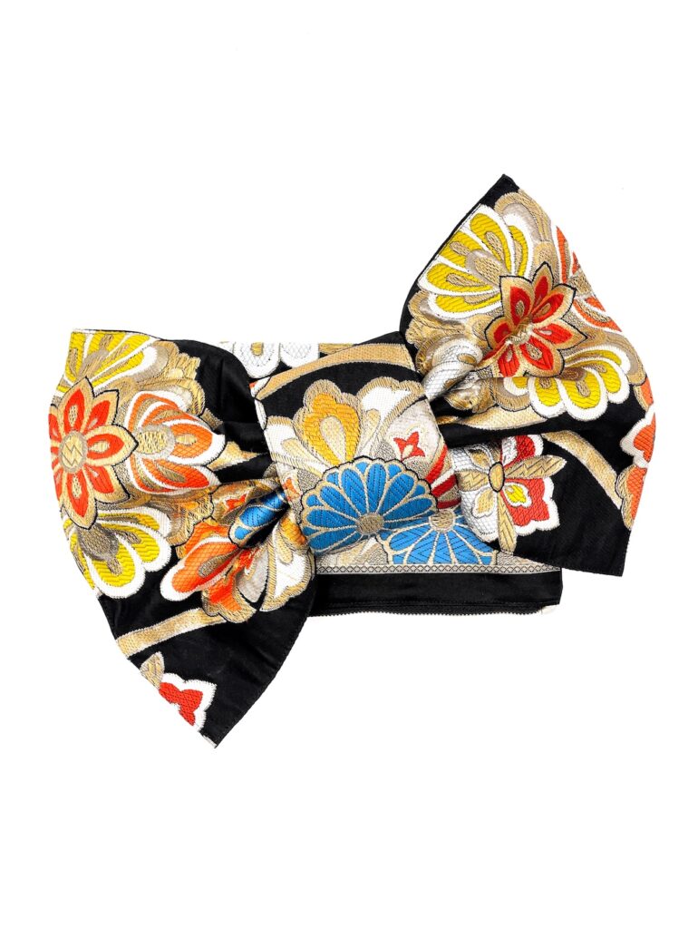 Kimono Ribbon Clutch Bag Midnight Illusions