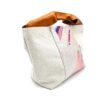 Canvas Obi Leather Tote Bag Ombre Skies