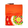 Canvas Obi Clutch Bag Fire Amaryllis