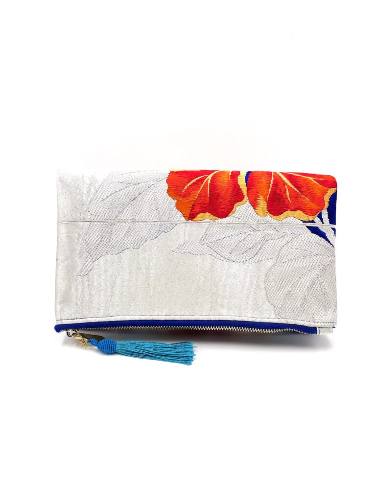 Kimono Clutch Bag Hibiscus Flower