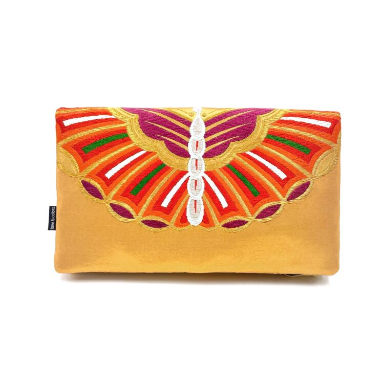 Canvas Obi Clutch Bag Golden Viceroy