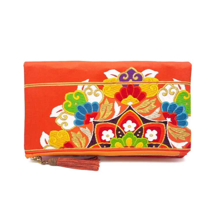 Canvas Obi Clutch Bag Midday Sun