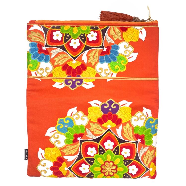 Canvas Obi Clutch Bag Midday Sun