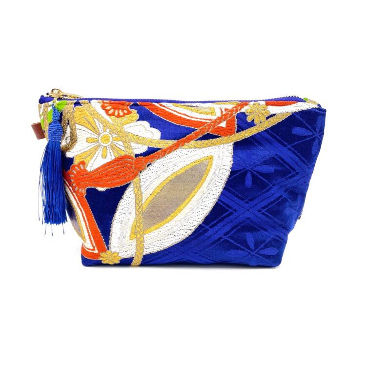 Large Kimono Pouch Flowers In The Moonlight