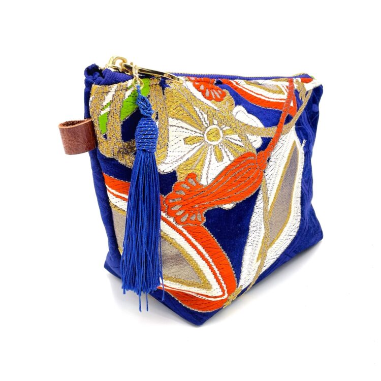 Large Kimono Pouch Flowers In The Moonlight