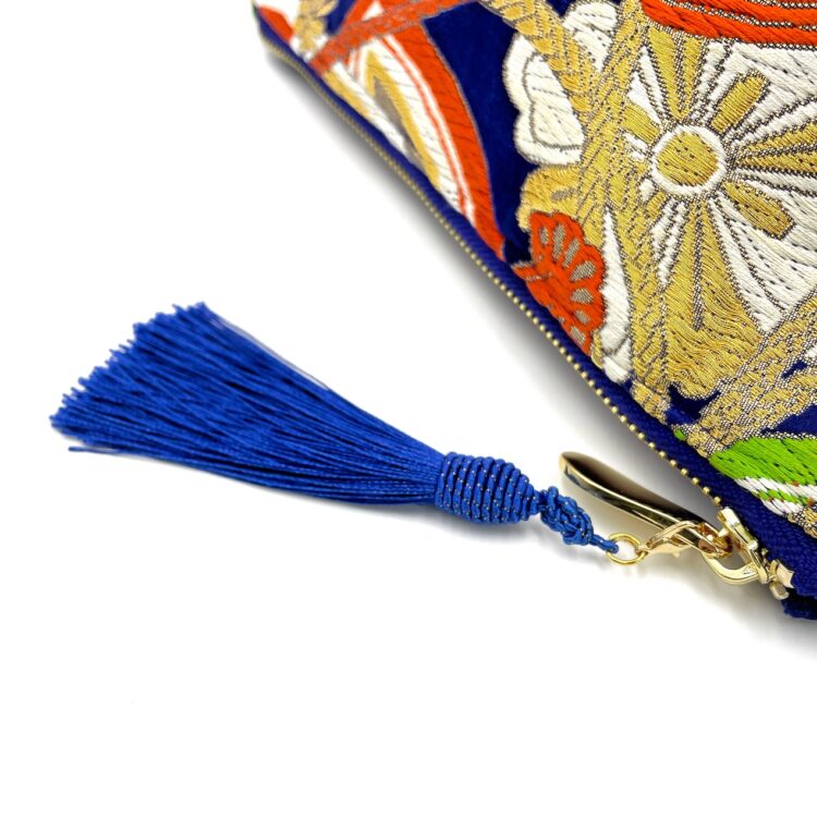 Large Kimono Pouch Flowers In The Moonlight