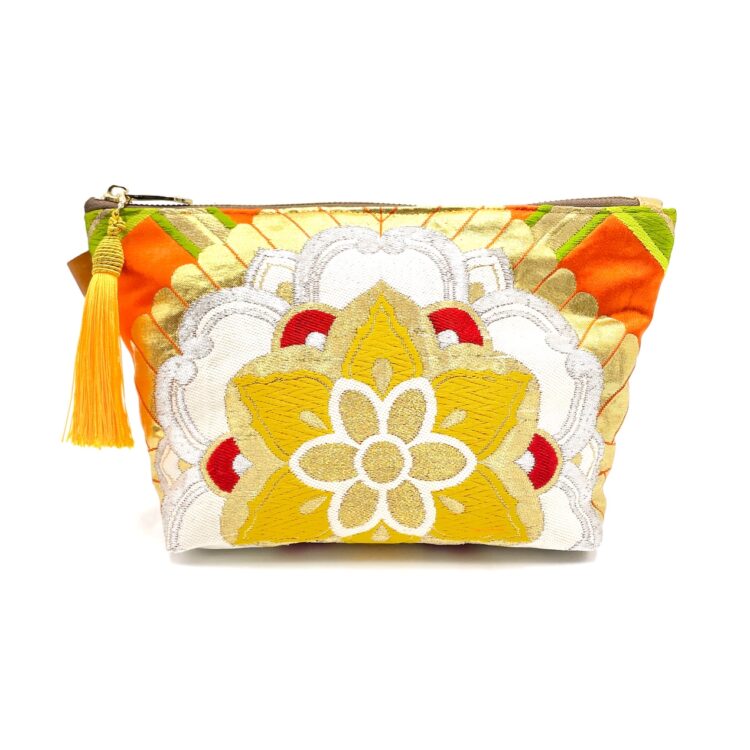 Large Kimono Pouch Copper Sun