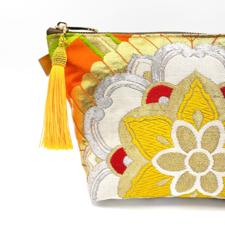 Large Kimono Pouch Copper Sun