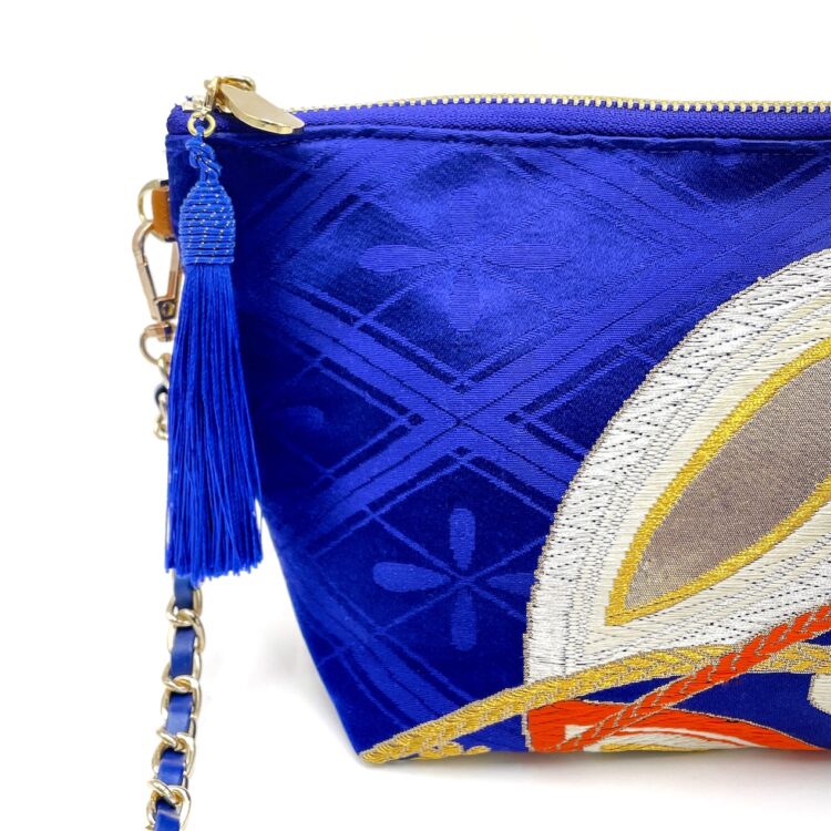 Kimono Shoulder Pouch Flowers In The Moonlight