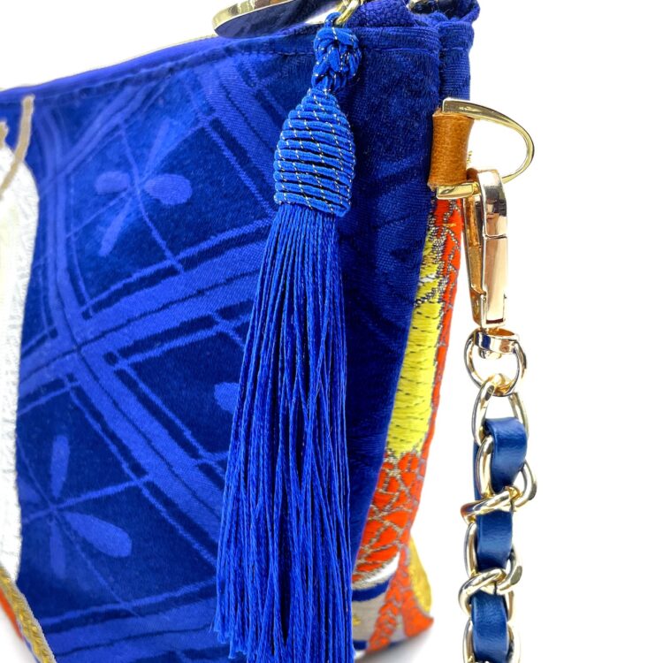 Kimono Shoulder Pouch Flowers In The Moonlight