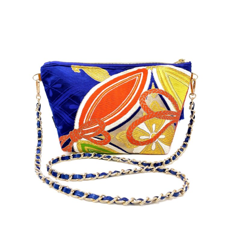 Kimono Shoulder Pouch Flowers In The Moonlight