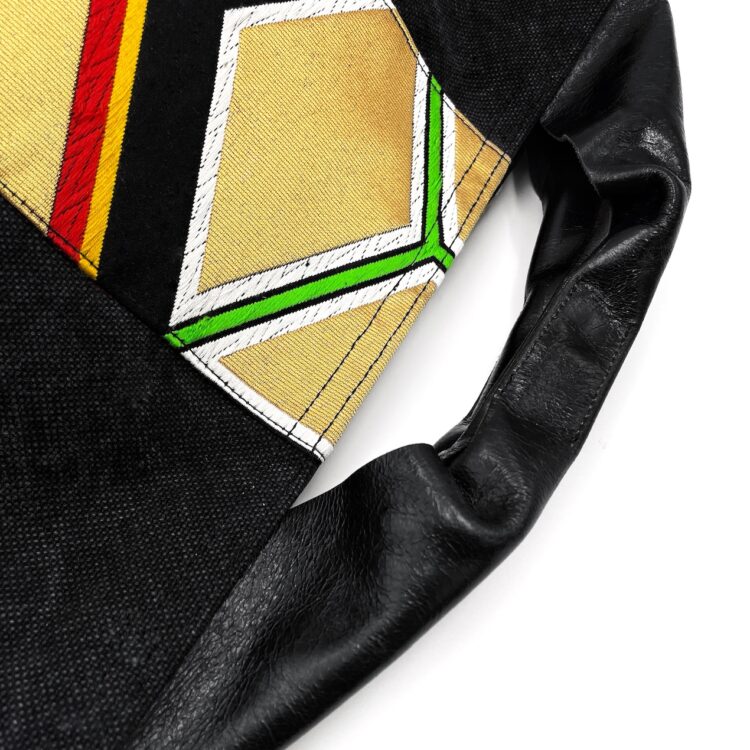 กระเป๋าผ้าใบใหญ่หนัง Obi ดีไซน์หรูหรา