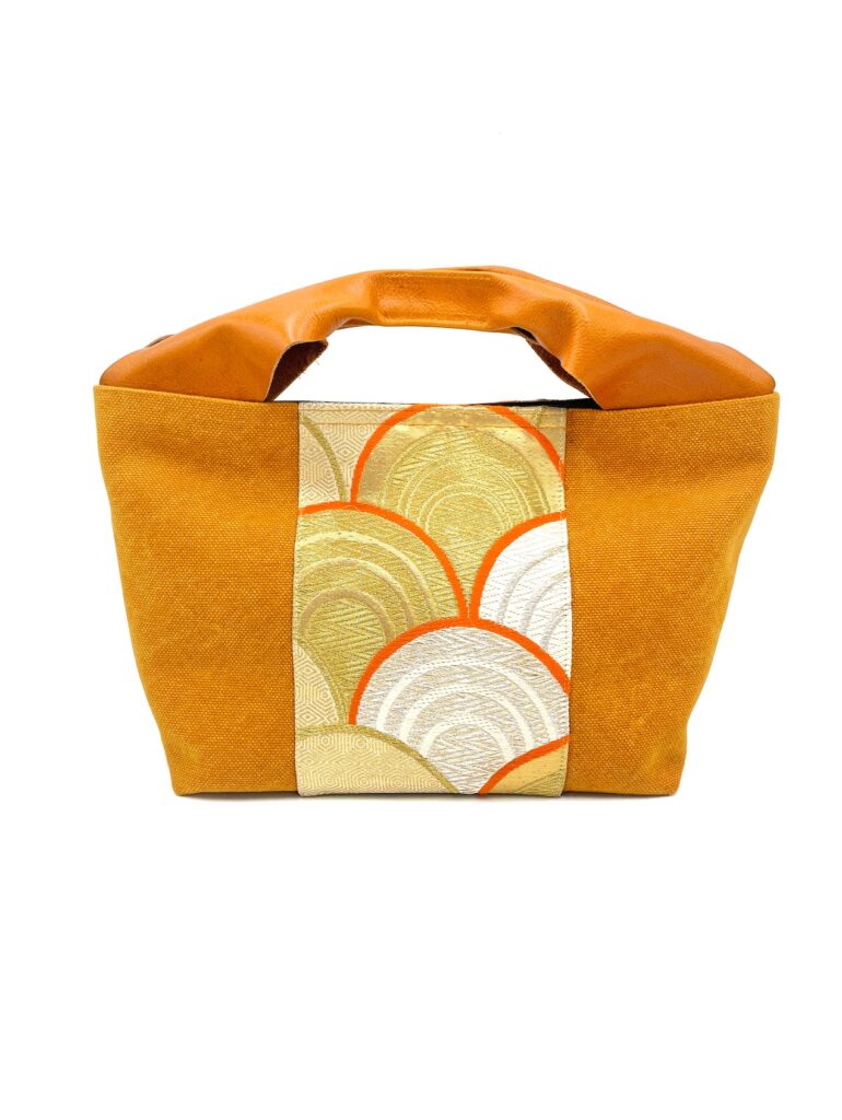 Canvas Obi Leather Tote Sand Dune