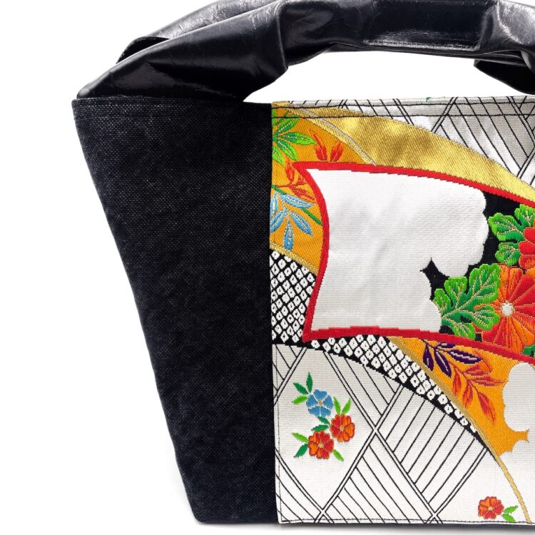 กระเป๋าถือผ้าใบขนาดใหญ่หนัง Obi Heritage