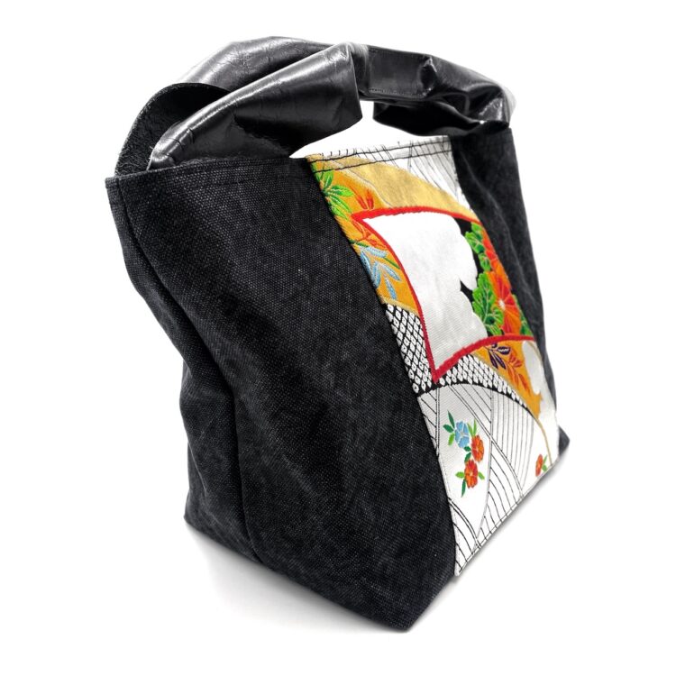 กระเป๋าถือผ้าใบขนาดใหญ่หนัง Obi Heritage