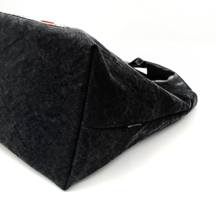 กระเป๋าถือผ้าใบขนาดใหญ่หนัง Obi Heritage