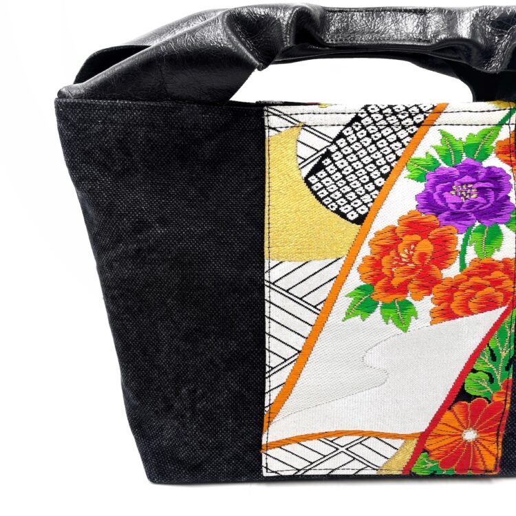 Canvas Obi Leather Tote Heritage