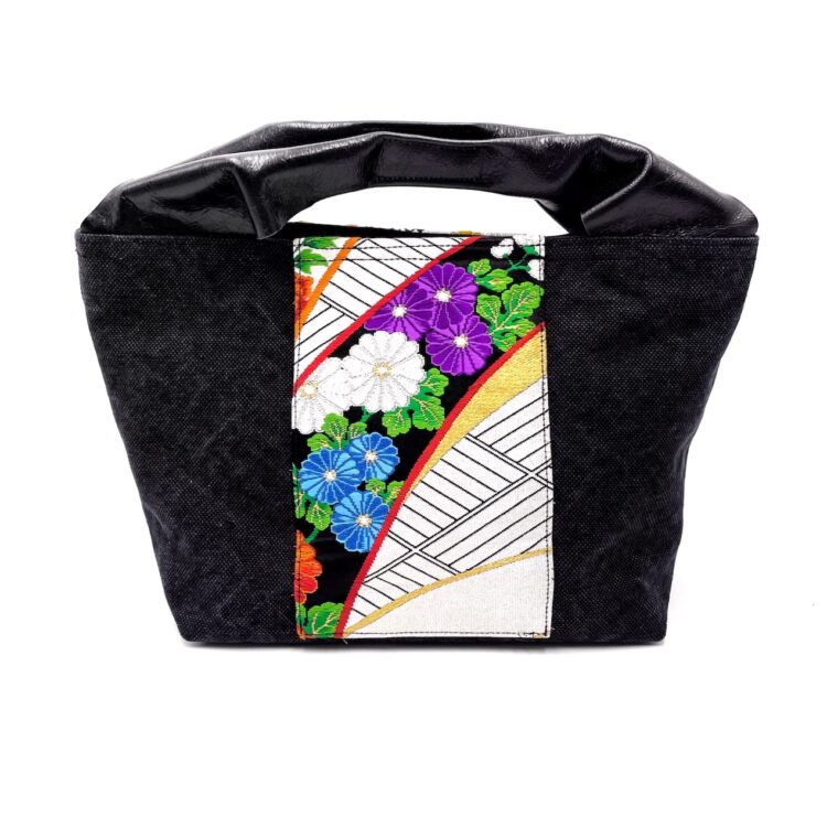 Canvas Obi Leather Tote Heritage