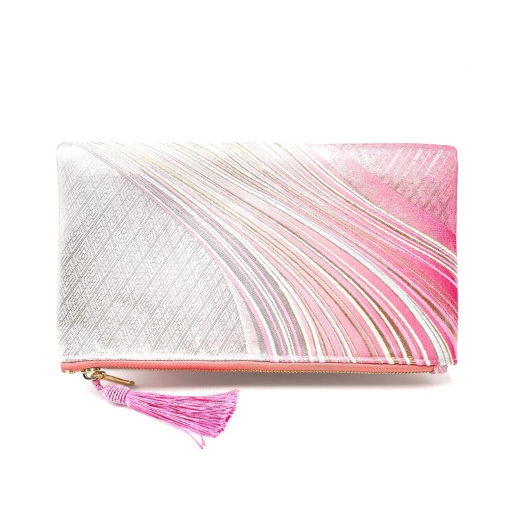 Kimono Clutch Bag Pink Veil