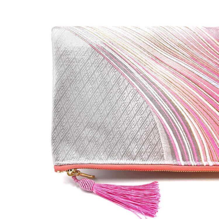 Kimono Clutch Bag Pink Veil