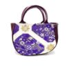 Kimono Round Handbag Purple Night