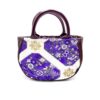 Kimono Round Handbag Purple Night
