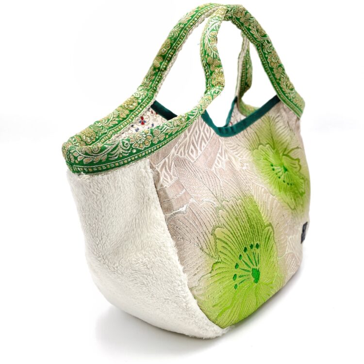 ボヘミアン キモノ スモール トート ジェイド フローラ