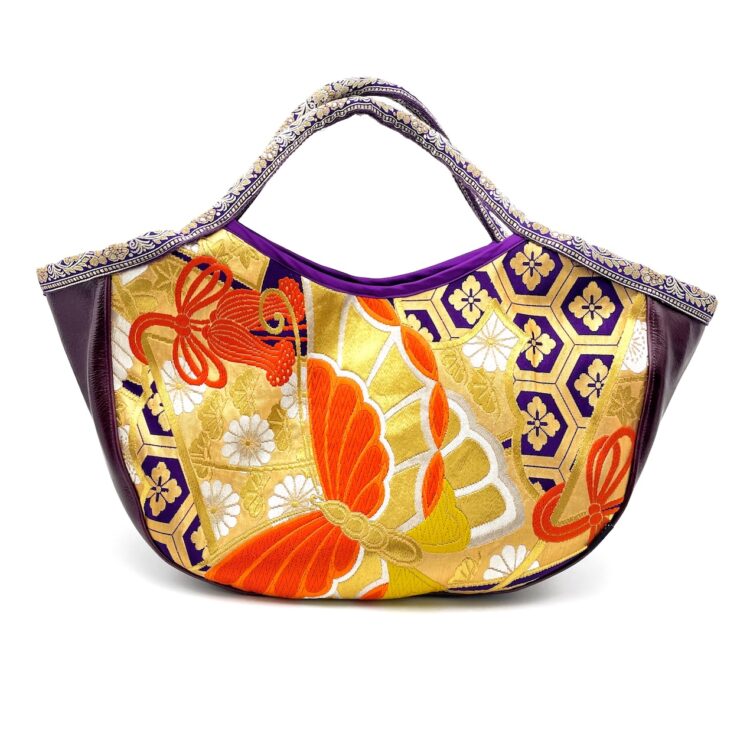 ボヘミアン キモノ ラージ トート ディープ ガーネット