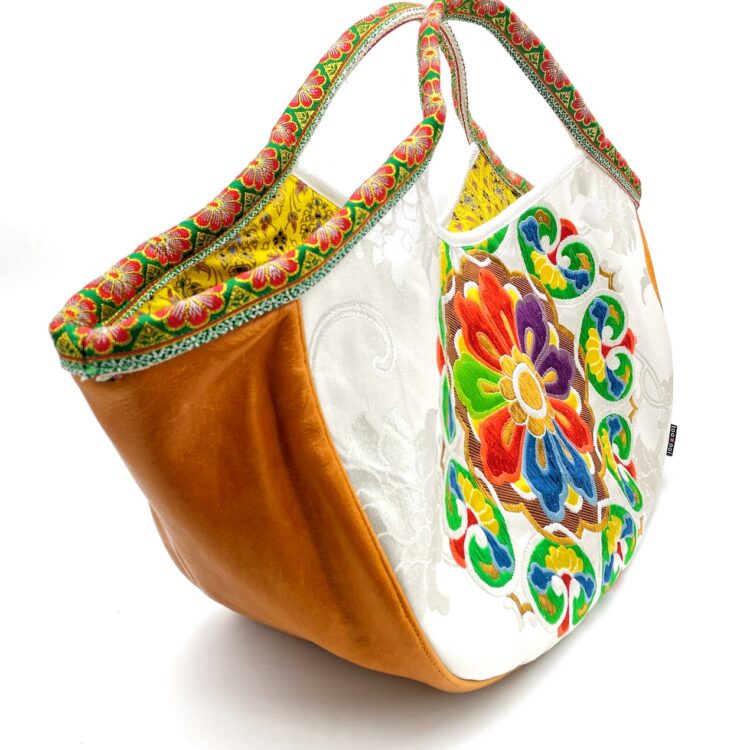 Boho Kimono Large Tote Petal Ring