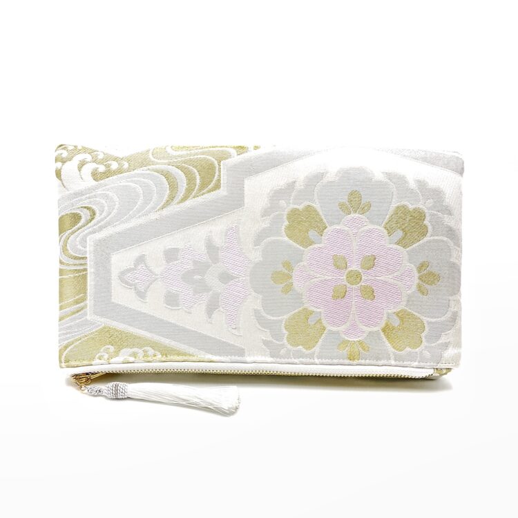 Kimono Clutch Bag Golden Lace