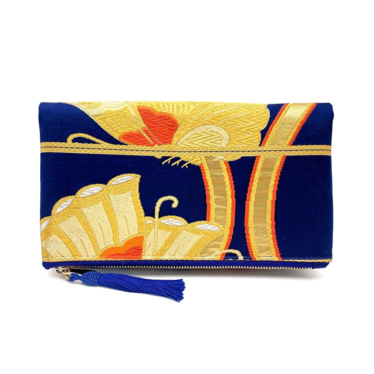 Kimono Clutch Bag Indigo Glow