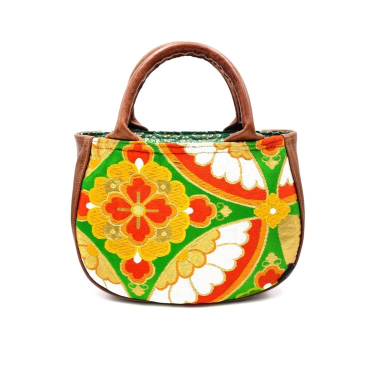 กระเป๋าถือทรงกลมสไตล์กิโมโน Fantastical Spring - Toanoi