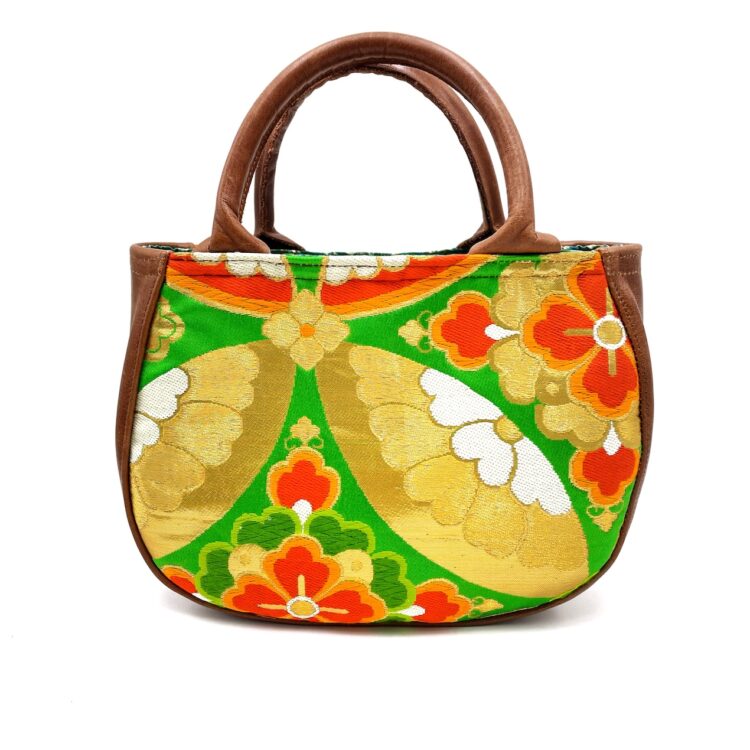 กระเป๋าถือทรงกลมสไตล์กิโมโน Fantastical Spring - Toanoi