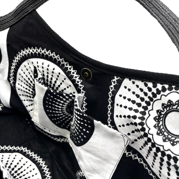 Boho Kimono Large Tote Dark Verdure