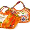 Boho Kimono Small Tote Pumpkin Puff