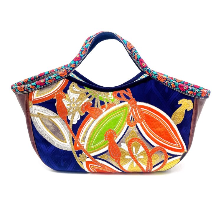 Boho Kimono Large Tote Moonlight Flowers