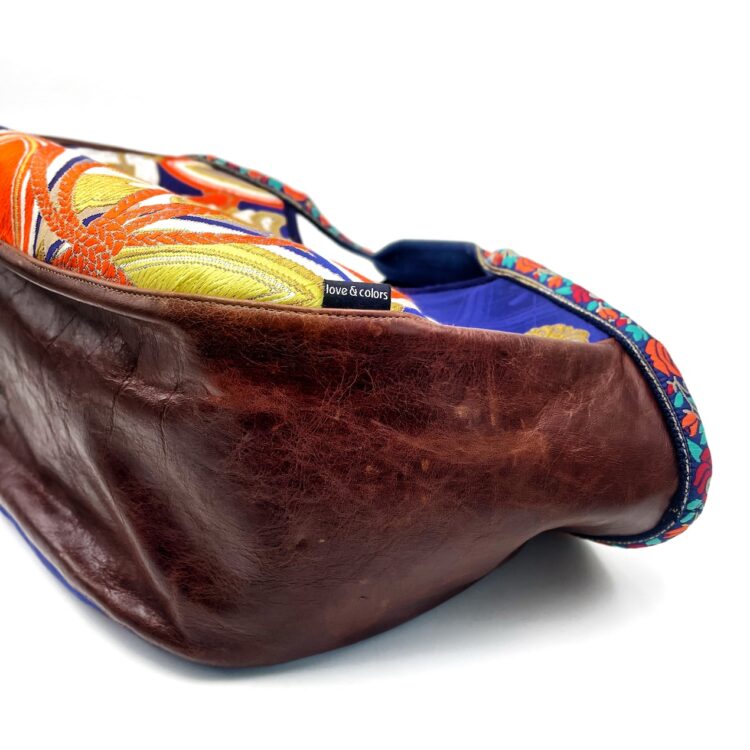 Boho Kimono Large Tote Moonlight Flowers