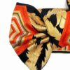 Kimono Ribbon Clutch Midnight Frond
